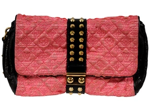 Louis Vuitton LV Monograma Rosa Drift Bolsa Satén Acolchada Coqueta Pochette - Imagen 1 de 20