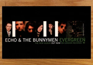 Echo & the Bunnymen Evergreen London Records Magazine Print Ad Ephemera Art 1997 - Picture 1 of 3