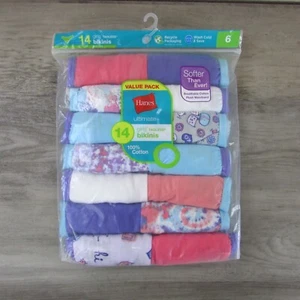 Hanes Ultimate Girl's Size 6 Tagless Bikini Underwear Panty - 14 pk - Picture 1 of 1