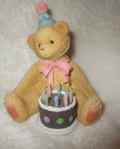 Cherished Teddies~Being Eight is Great~Enesco Figurine~1998~Pre-Owned - Picture 1 of 10