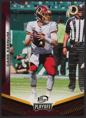 2019 Panini Playoff #110 Case Keenum /99 - Image 1 of 4