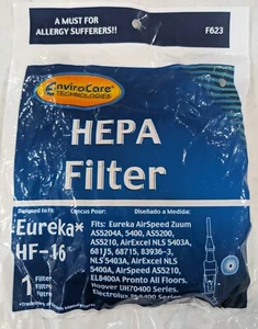Envirocare Eureka HF-16 Vacuum Filter 68115A 68115, Fits 5400 AS5200 AS5210 - Picture 1 of 5