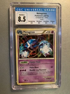 Metagross HeartGold SoulSilver: Unleashed Holo English Pokemon 4/95 CGC 8.5 2010 - Picture 1 of 2