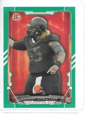 2015 Bowman Green #R12 Danny Shelton RC /99 - Image 1 of 2