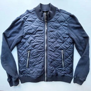 No Excess Quilted Bomber Jacket Full Zip Mens size XL Cotton Rugged Dutch Blue - Picture 1 of 11