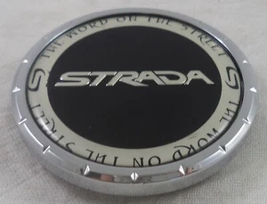 Strada Wheels Chrome Custom Wheel Center Cap Set 3 # PD-CAP-STRADA / 81192085F-1 - Picture 1 of 4