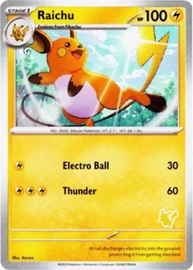 Pokemon - Raichu - Meine erste Schlacht - mit Pikachu Stamp - Promo Karte - Bild 1 von 2