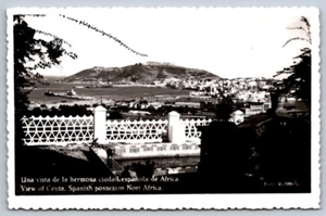 Postcard International View of Ceuta Spanish Possession North Africa RPPC - Picture 1 of 2