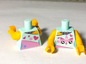 LEGO Unikitty Complete Torso Arms Yellow Sleeveless Off Shoulder Top Pearls - Picture 1 of 1