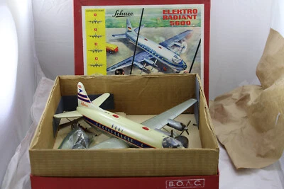 Schuco - Elektro Radiant 5600 - Avión BOAC - Batería de hojalata alemana Op Foto 1 de 4