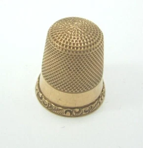 IMPRESIONANTE DEDAL COLECCIONABLE ORO AMARILLO 10K (TALLA 6) 3.1G - Imagen 1 de 12