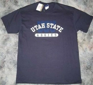 NEU UTAH STATE AGGIES MEDIUM FOOTBALL T-SHIRT NCAA MED M BASKETBALL NCAA - Bild 1 von 1