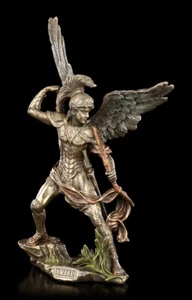 Erzengel Uriel Figur mit Feuerbogen - Veronese Engel Schutzengel Dekostatue - Bild 1 von 7