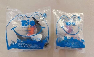 McDonalds Happy Meal Toys 2011 Rio Movie Figures Set Of 2 - Luiz & Rafael BNIP - Picture 1 of 2