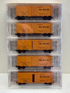 N Scale  Micro Trains MTL 96-21 Denver & Rio Grande Western 5-Pack - Picture 1 of 4