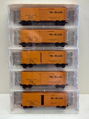 N Scale  Micro Trains MTL 96-21 Denver & Rio Grande Western 5-Pack - Image 1 of 4