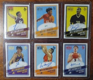 2021-22 Onyx Vintage Autographs Pick from drop down list - Picture 1 of 3