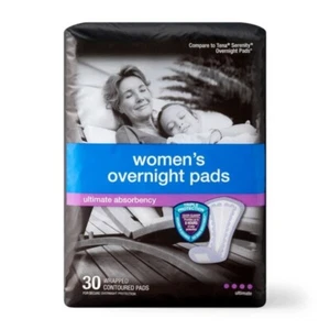 Overnight Pads Ultimate Absorbency - Picture 1 of 5
