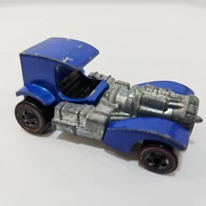 Hot Wheels Redline Blue Enamel Superfine Turbine - Picture 1 of 12