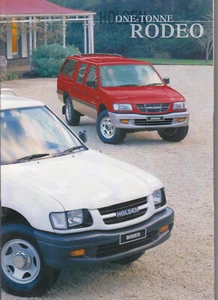 1999 HOLDEN TF RODEO ONE-TONNER UTE Australian 20p Brochure As ISUZU FASTER - Picture 1 of 4