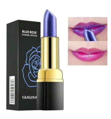 Labial Negro Magico Mate Larga Black Gradient Color Changing Lipstick Flower - Image 1 of 4