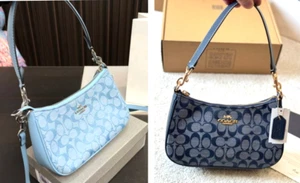 Bolso de Hombro COACH CH139 Teri Firma Cambray 2 Colores Outlet Sin Caja - Imagen 1 de 21