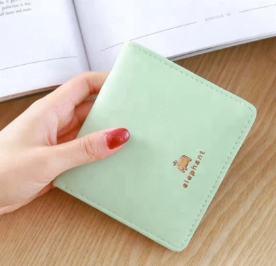 Mujeres Niñas Linda Mini Cartera Plegable Monedero Portatarjetas Bolso de Mano Corto Regalo EE. UU. Foto 1 de 4