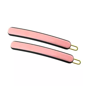 French Amie Rounded Oblong Small 2.5"Tige Boule Metal Clasp Hair Barrettes - Picture 1 of 17