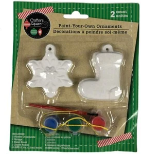 Stern und Strumpf Ornament Keramik Malerei Set - Bild 1 von 1