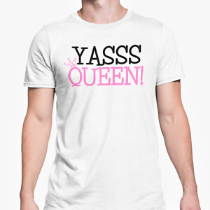 Yasss Queen T Shirt / Sassy Gay LGBTQ Top / Ru Paul Drag Saying Pride T Shirt
