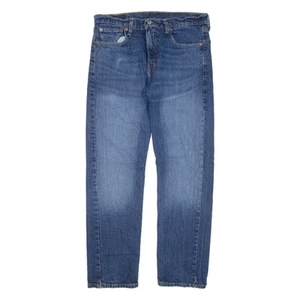 Pantalones de mezclilla LEVI'S 505 para hombre azules regulares rectos W32 L30 - Imagen 1 de 6
