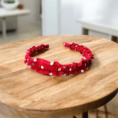 Diadema roja a lunares blancos para niñas Gymboree Ladybug 2002 nueva con etiquetas de colección Foto 1 de 3