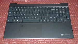 Gateway GWNR71517-BK Handauflage Tastatur QWERTY Touchpad Abdeckung Gehäuse - Bild 1 von 9