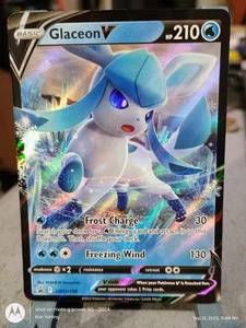 Glaceon V SWSH196 Holo SWSH: Sword & Shield Promo Cards NM Pokemon TCG Card - Picture 1 of 2