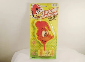 Vintage Woody Woodpecker Bubble Wand Toy in Original Package 1992 Ja-Ru  - Picture 1 of 6
