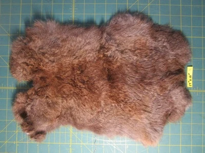 PIEL DE CONEJO, PIEL, SUAVE, BRONCEADA PROFESIONALMENTE -- MARRÓN - VARIOS TAMAÑOS Foto 1 de 4