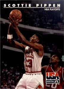 1992-93 SKYBOX USA NBA PLAYOFFS SCOTTIE PIPPEN USA #69 NM-MT - Picture 1 of 2
