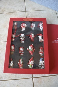 1999 Santa Bear 16 Pc Ornament Set 15 Year Collection 1984-1999 Vintage Dayton's - Picture 1 of 4