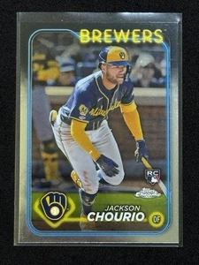 2024 Topps Chrome - Rookie #161 Jackson Chourio (RC) BREWERS - Picture 1 of 4