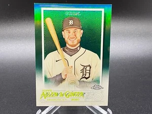 2020 TOPPS CHROME Allen & Ginter C.J. CRON GREEN REFRACTOR 75/99 TIGERS #206 - Picture 1 of 1