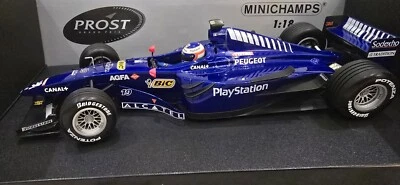F1 Prost Peugeot Ap02 Jarno Trulli 1999 1:18 Minichamps - Image 1 of 4