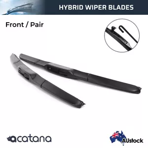 Front Windscreen Wiper Blades for Jeep Grand Cherokee WK 2011 - 2023 22" + 21" - Picture 1 of 10