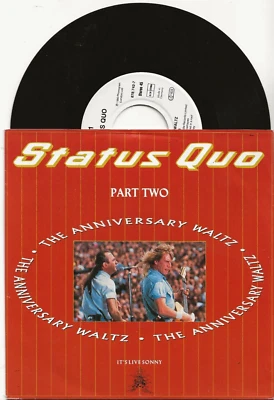 STATUS QUO THE ANNIVERSARY WALTZ PART 2 SINGLE FROM GERMANY, MINT - Image 1 of 2