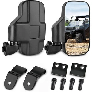 Upgraded UTV Side Rear View Mirrors For Polaris Ranger 570 XP 900 1000 /General - Picture 1 of 9