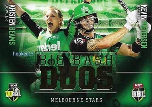 17-18 Beams Pietersen BBL Big Bash DUOS SUBSET Card Melbourne Stars #TD-05 - Imagen 1 de 2