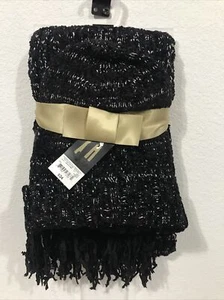 BUFANDA Y SOMBRERO OBLONGO DE MUJER MIXT - TALLA ÚNICA - NEGRO (5-TW-81) - Imagen 1 de 6