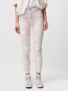 Neu mit Etikett: Free People Roller Cropped Skinny Batik Jeans Gr: 25 - Bild 1 von 4