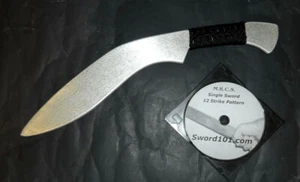 Training Sword Kukri Practice Traditional Aluminum Pencak Silat DVD - Picture 1 of 2