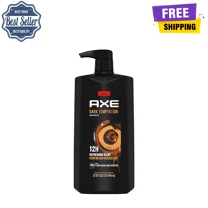 Axe Dark Temptation Body Wash for Men, Dark Chocolate Scent, 32 Oz FREE SHIPPING - Picture 1 of 12