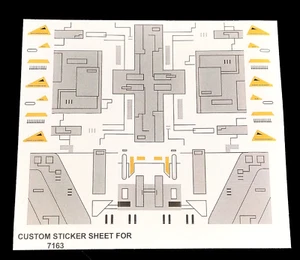 Custom Aufkleber für 7163 Replacement Sticker for 7163 - Bild 1 von 1